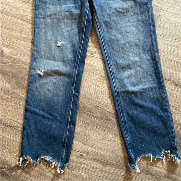Free People We the Free Maggie Mid-Rise Straight-Leg Jean Size 25 - Picture 5 of 10